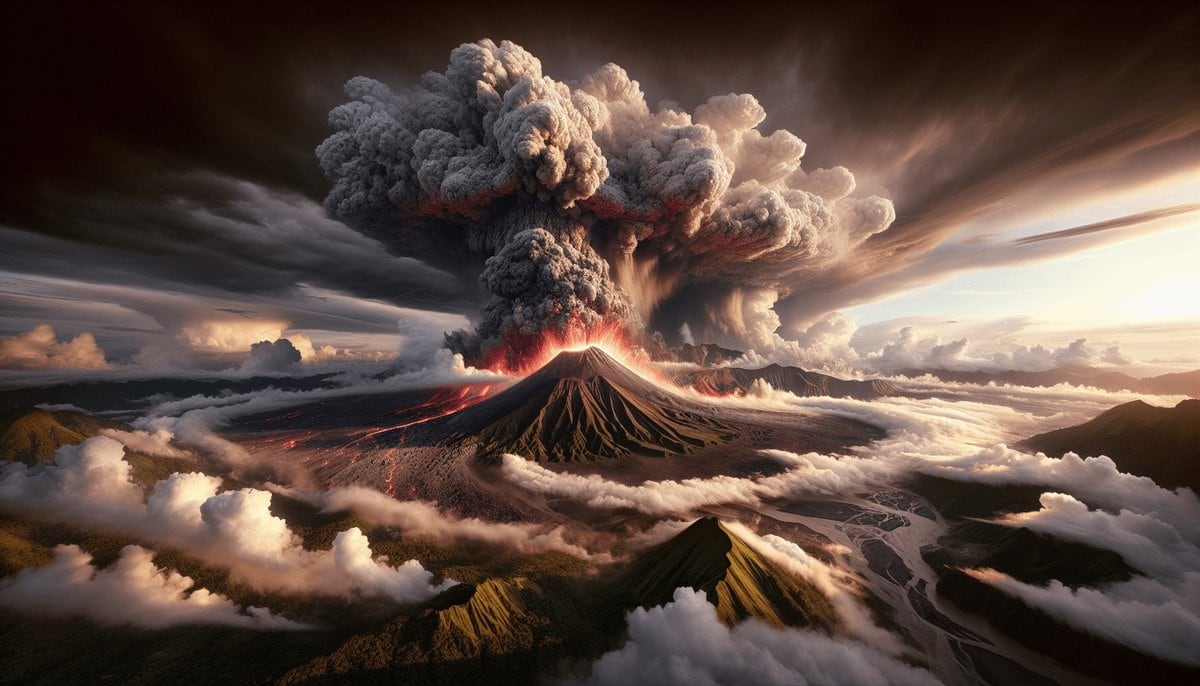 how do volcanic features impact the environment