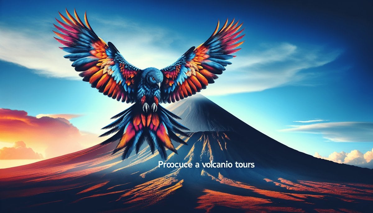 spotting birds on volcano tours