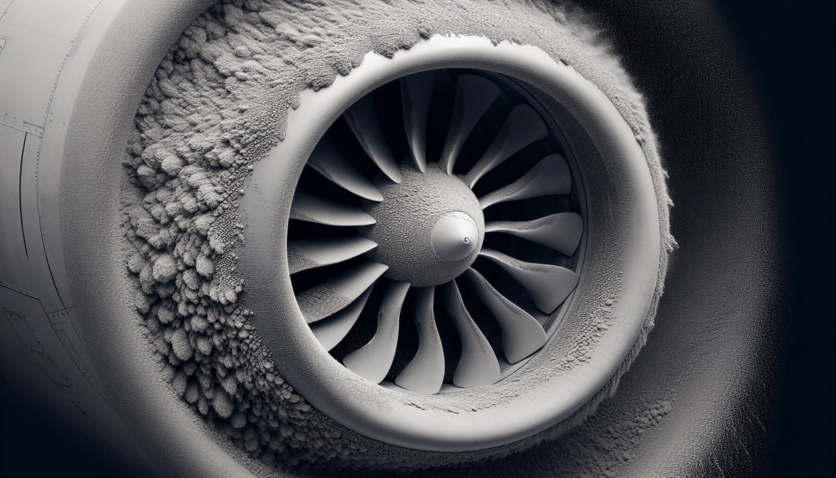 the impact of volcanic ash on airplane engines