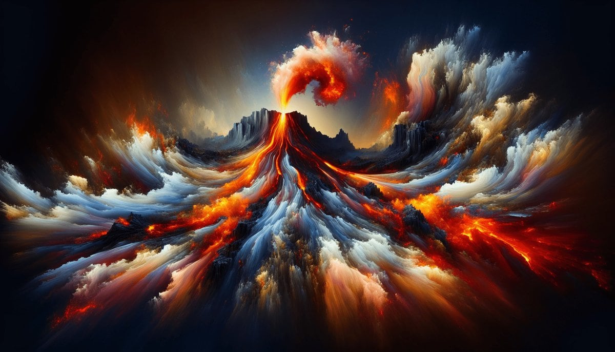 the influence of volcanoes in avant garde art