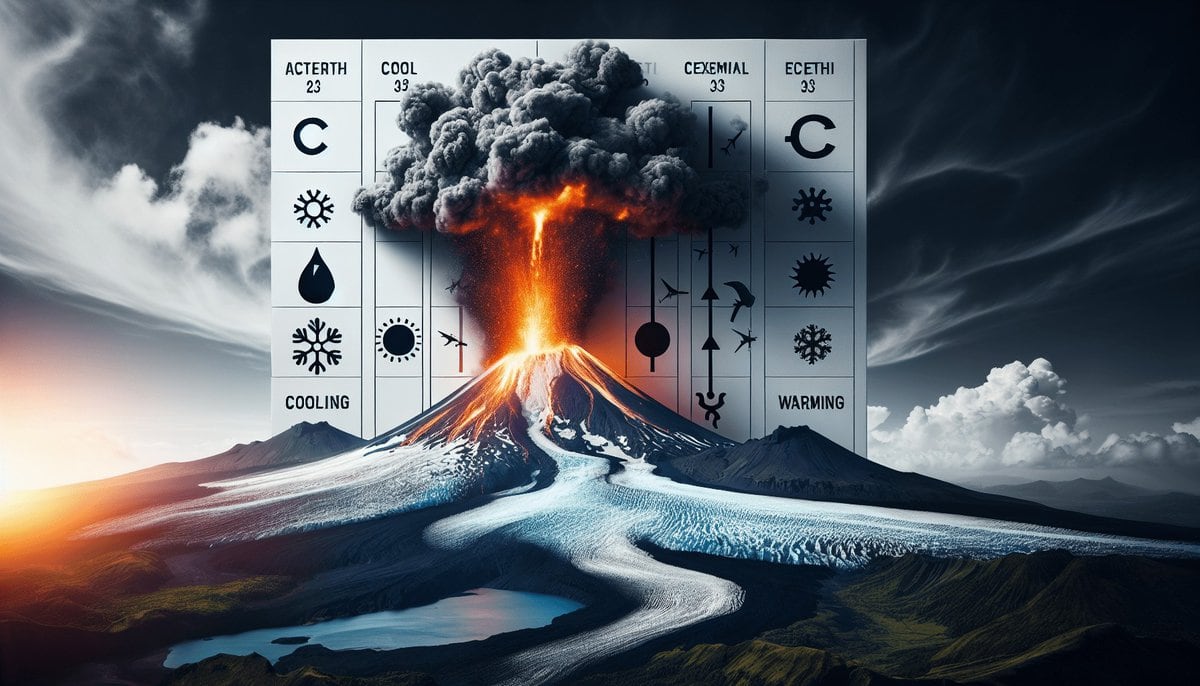 the influence of volcanoes on climate change