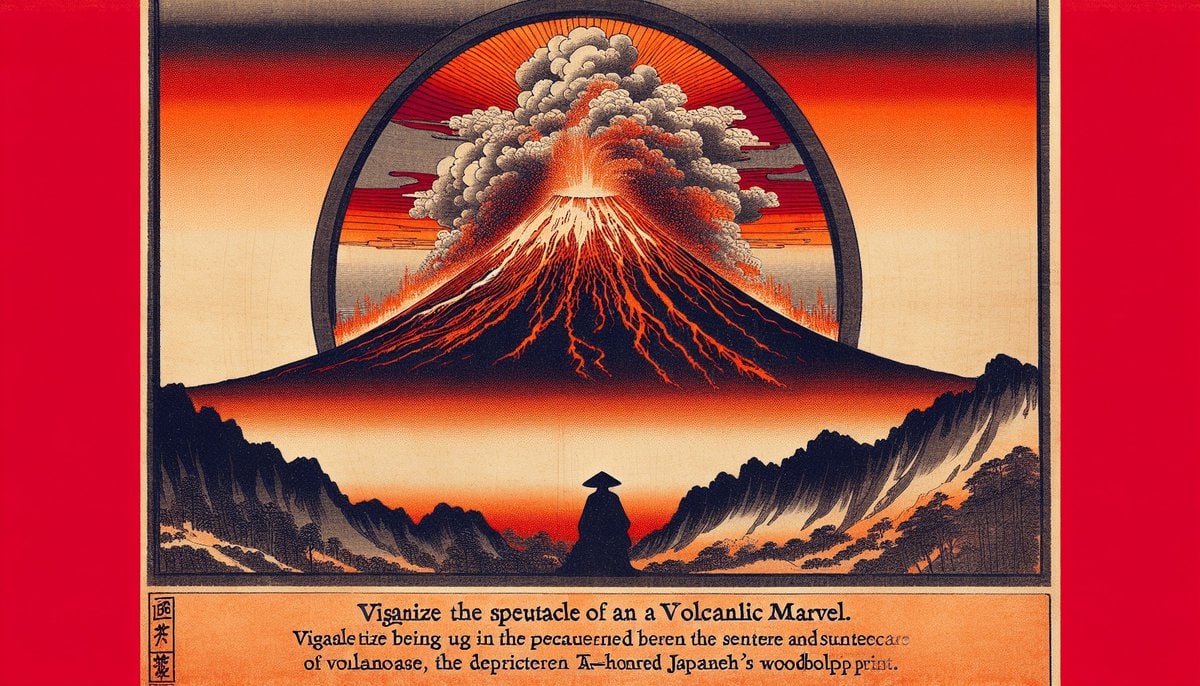 top 10 japanese woodblock prints featuring volcanoes