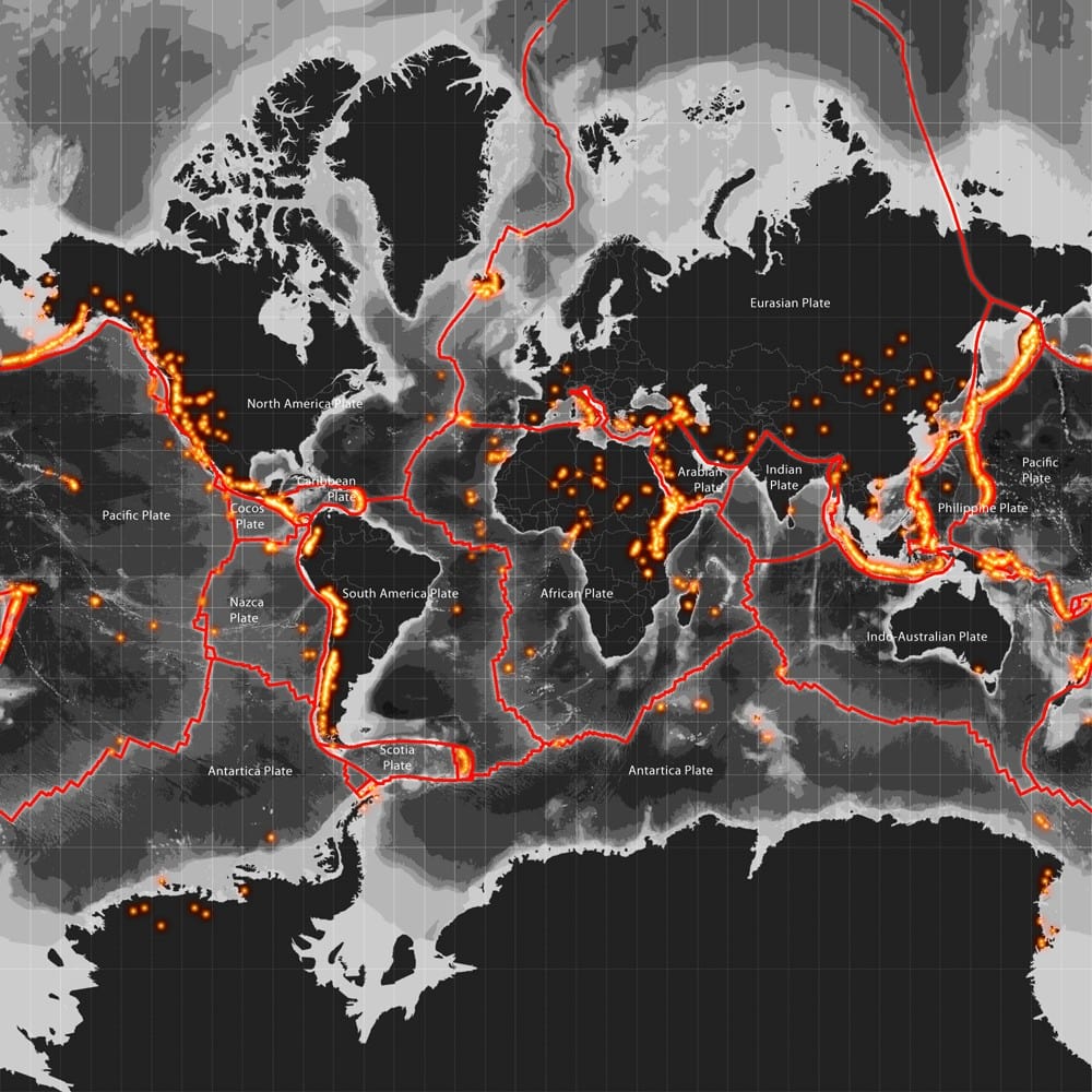 Understanding the Global Distribution of Volcanoes