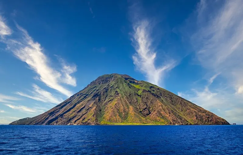 volcanic island