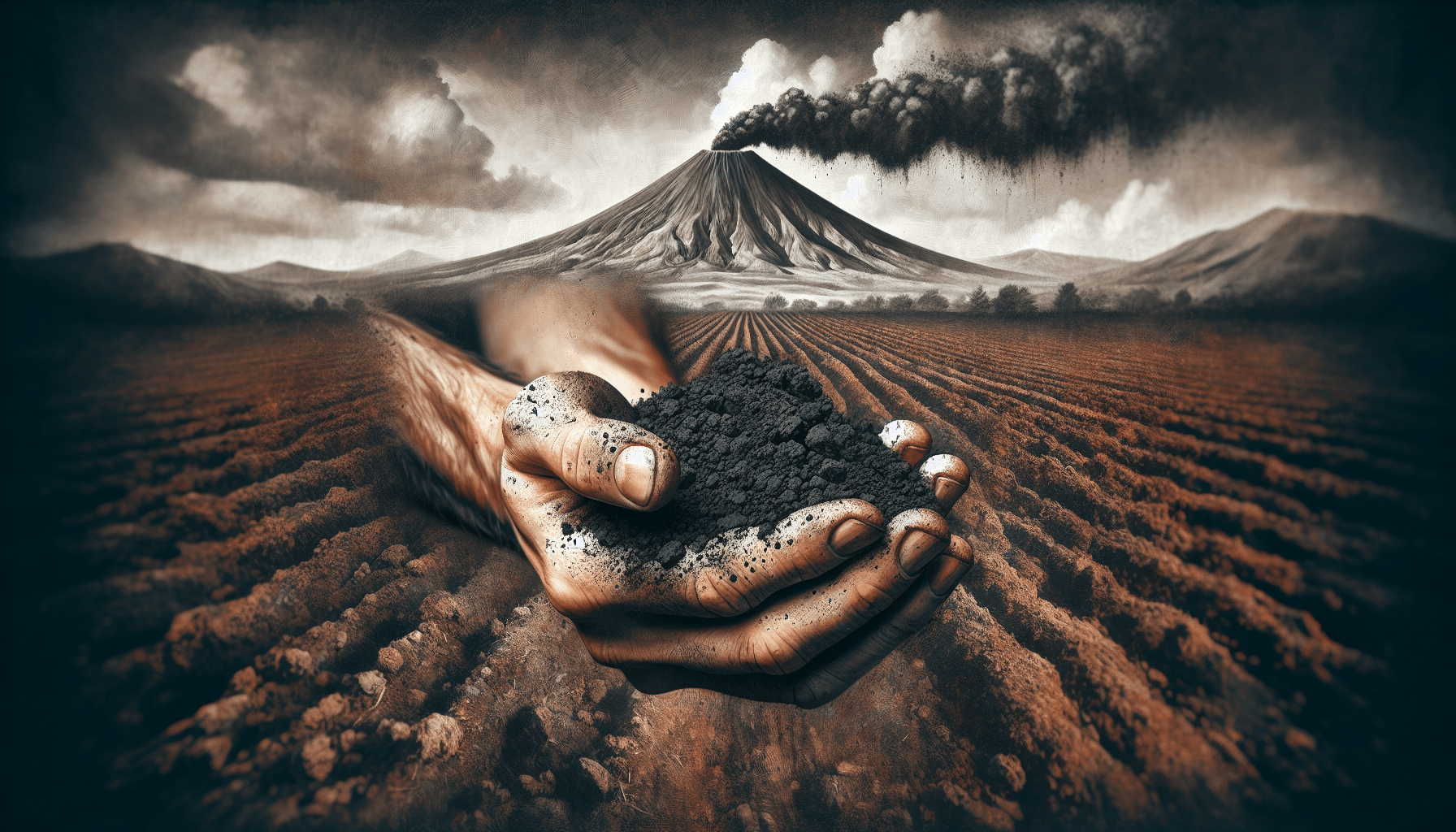 how volcanic ash affects agriculture and farming