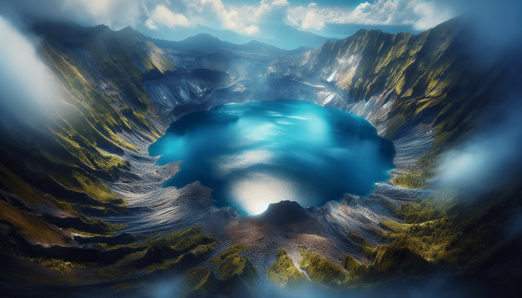 how volcanic eruptions create stunning crater lakes 1