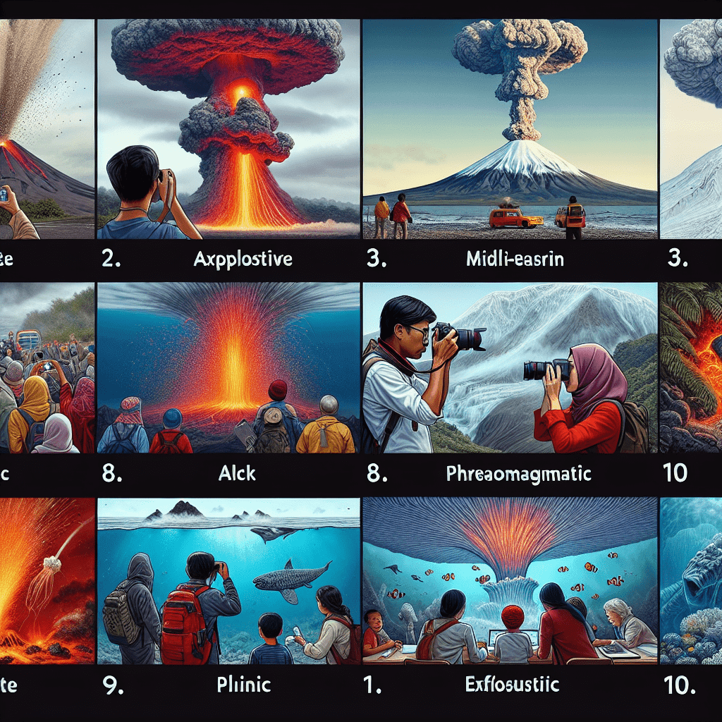 Ten Detailed Case Studies of Volcanic Eruptions