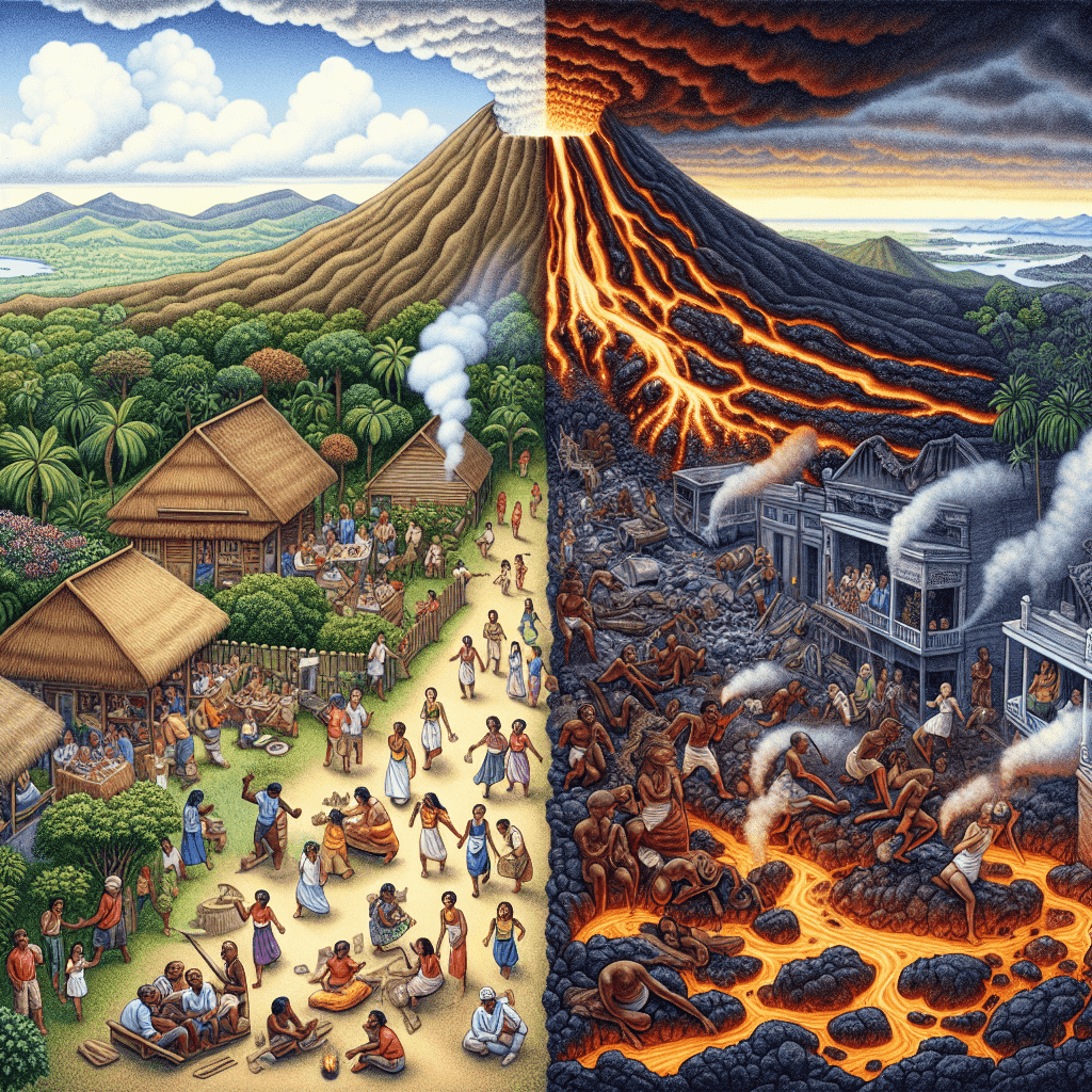 The Impact of Volcanic Eruptions on Surrounding Communities