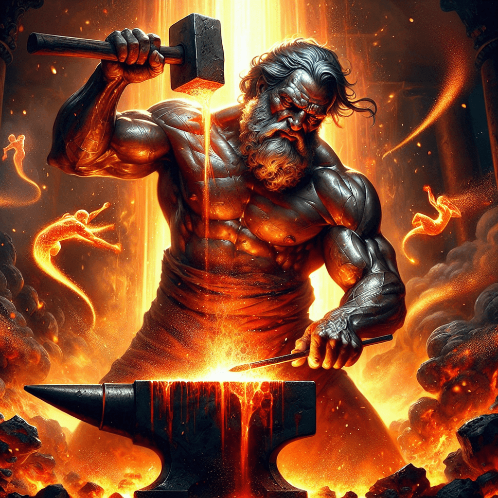 Vulcan: The Roman God Of Fire And Volcanoes.