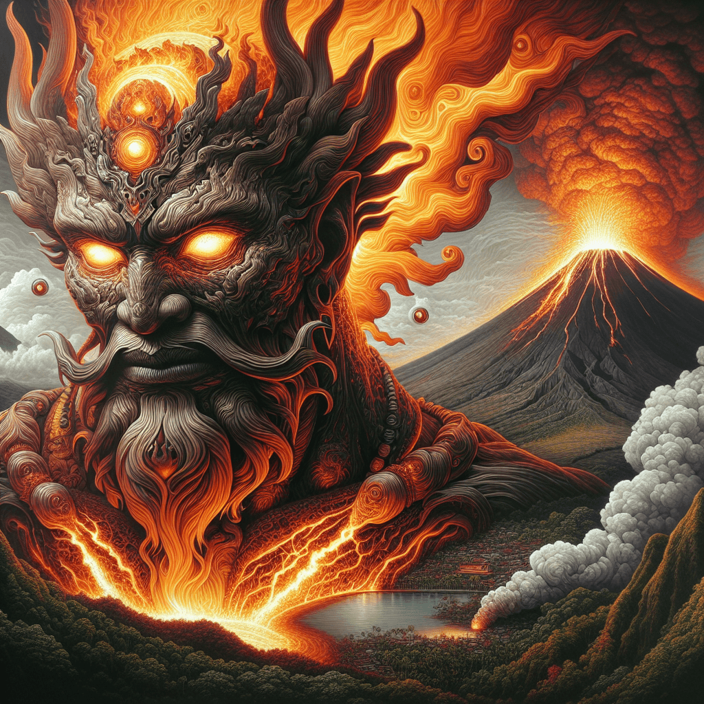Gugurang: The Filipino God Of Volcanoes And Protector Of Mayon.