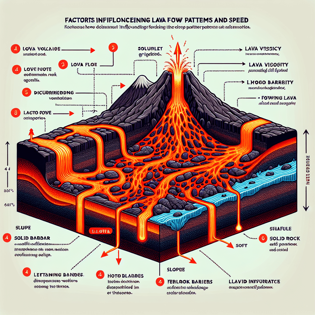 Factors Affecting Lava Flow Patterns and Speed