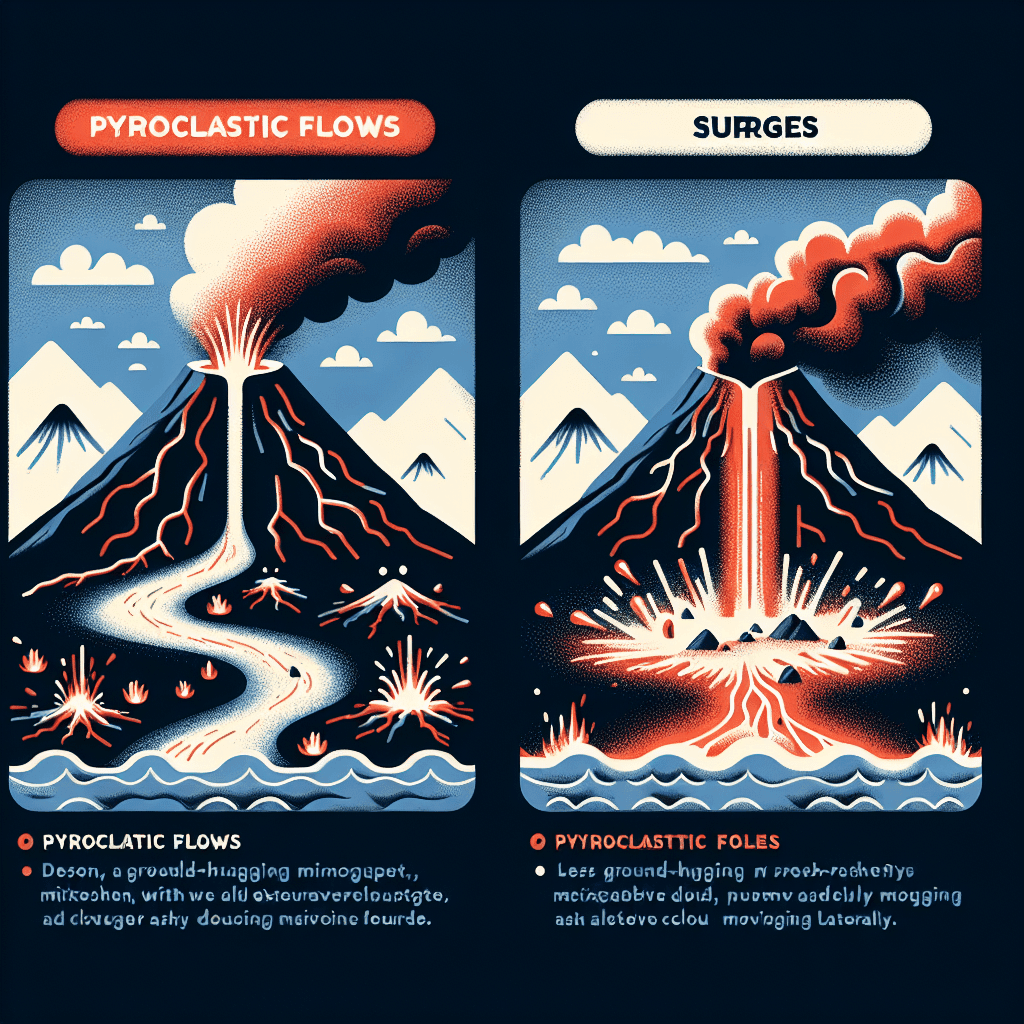 Comparing Volcanic Hazards: Pyroclastic Flows vs Surges