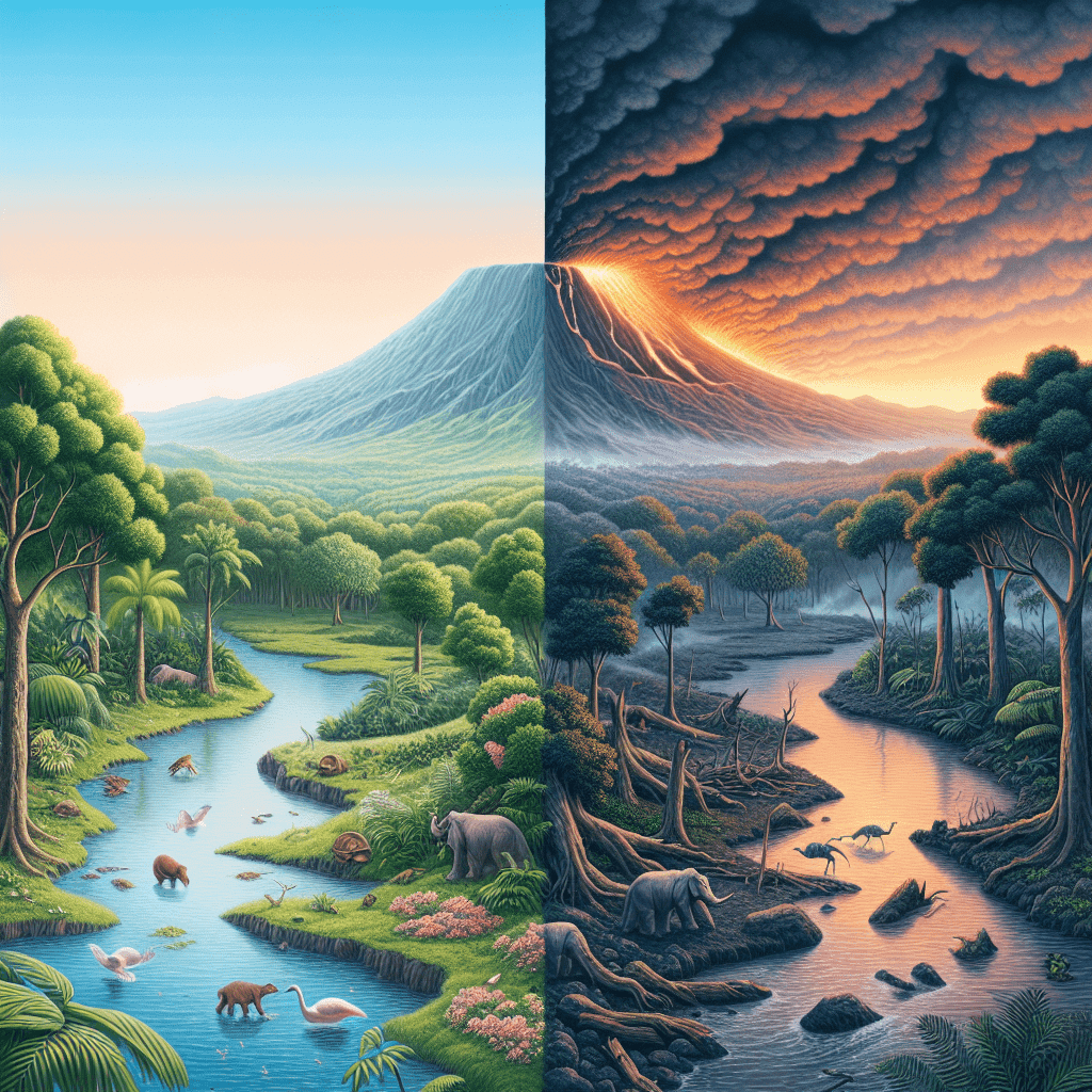 Effects of Volcano Seismic Activity on the Environment