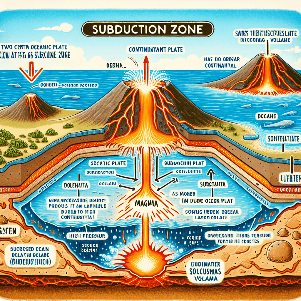 Formation of Volcanoes at Subduction Zones: Guide: Basics