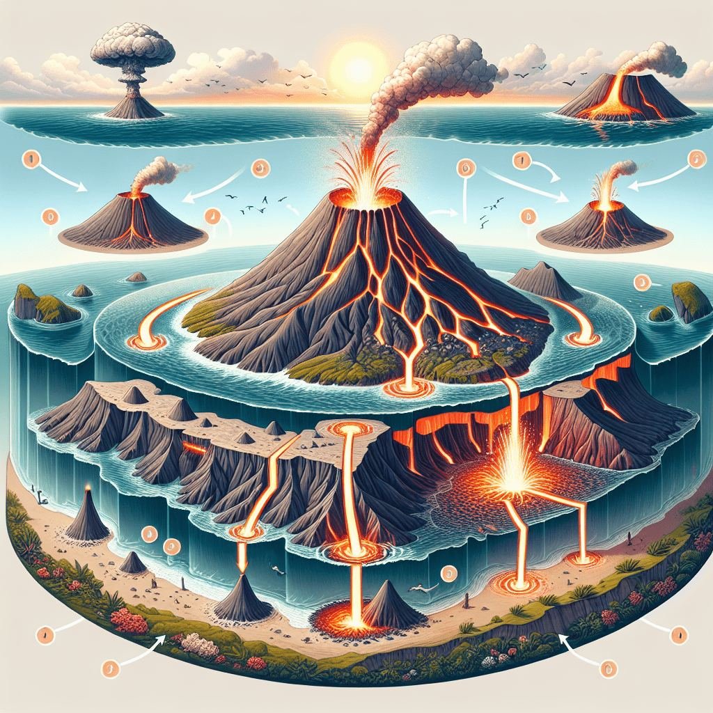 The Role of Magma in Volcanic Island Formation
