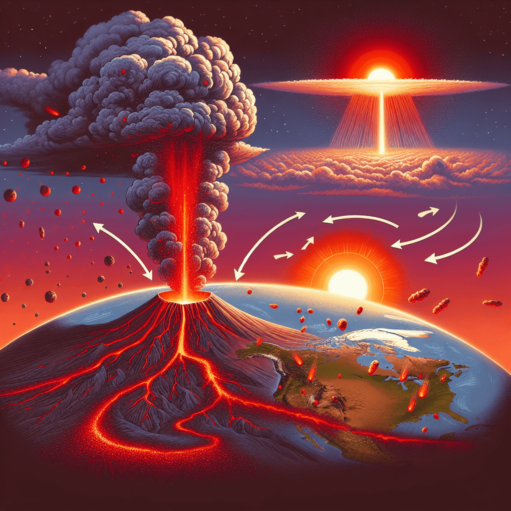 How Volcanic Eruptions Influence Global Climate