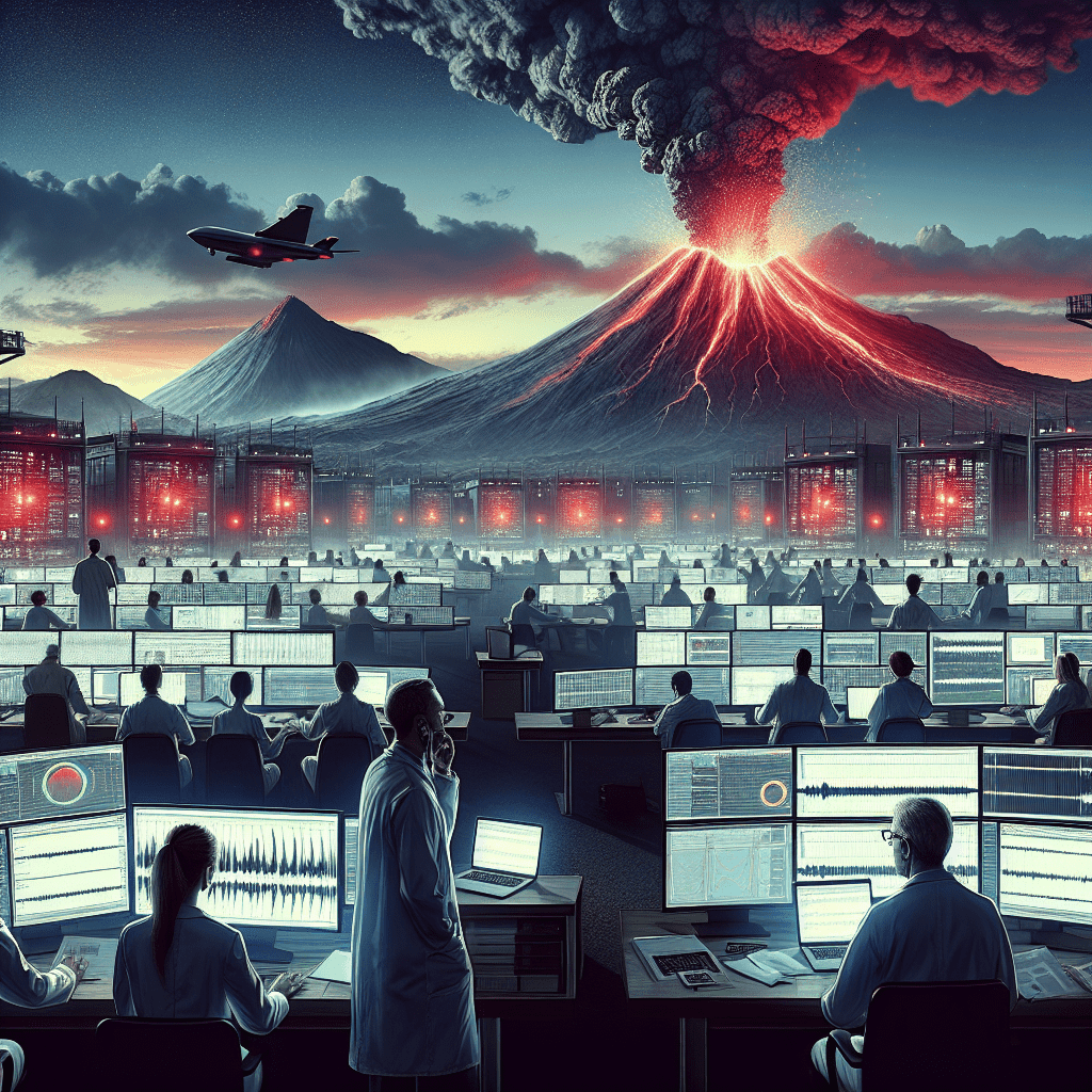 Volcano observatories issue updates and notifications based on volcanic activity
