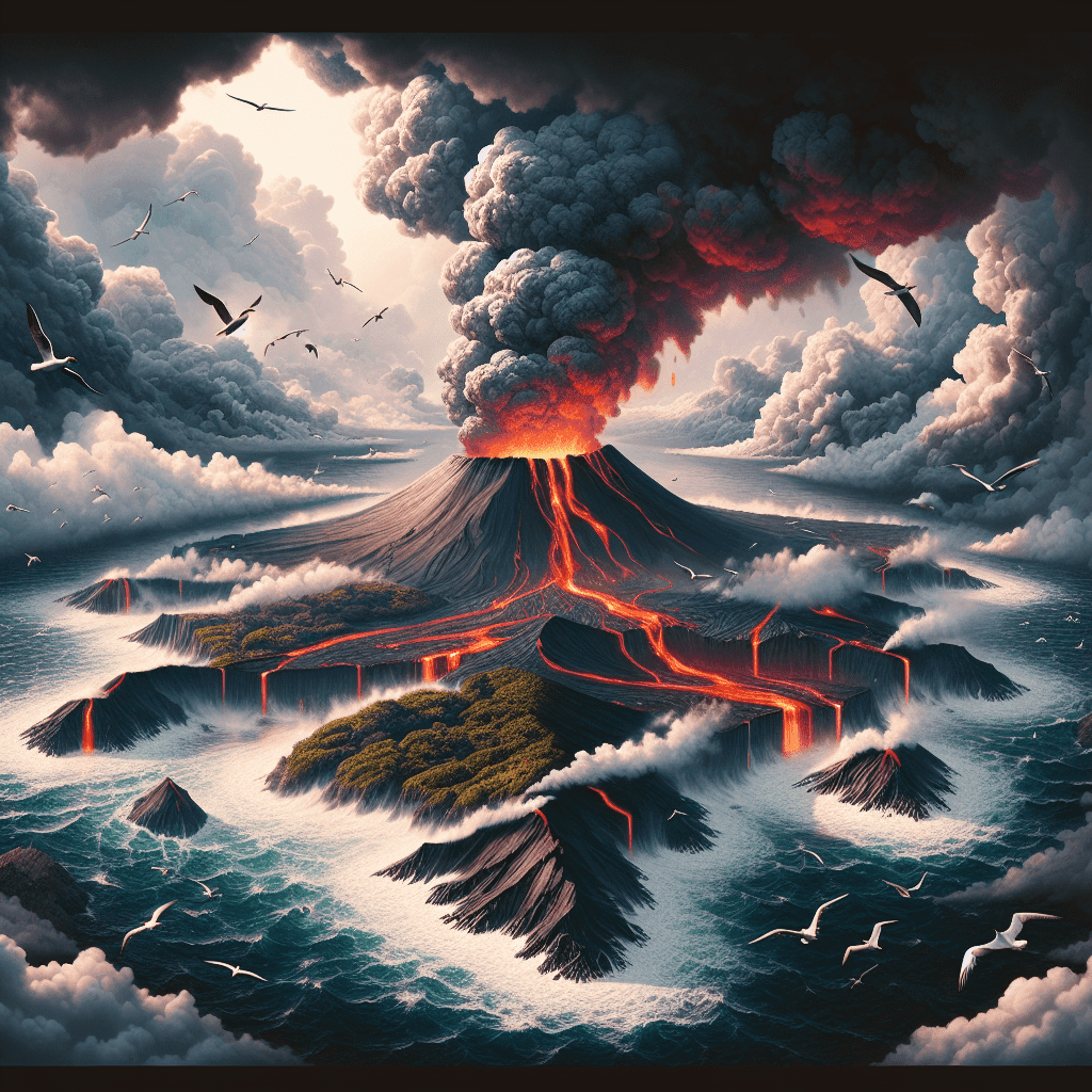 The Formation of Islands Through Volcanic Activities