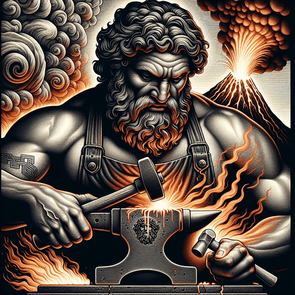 Hephaestus: The Greek God Of Fire And Volcanoes.
