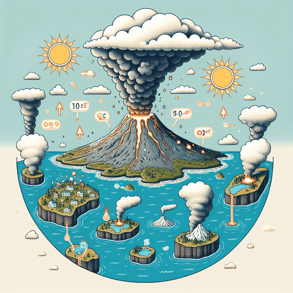The Impact of Volcanic Islands on Climate Change