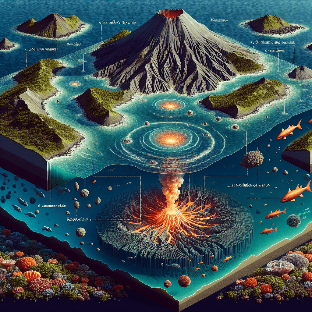 Formation of Volcanic Islands in the Atlantic Ocean